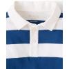 The Children’s Place Boys Long Sleeve Rugby Polo(Huron Blue)