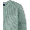 The Children’s Place Boys Long Sleeve Thermal Pullover Sweater(Mint Taffy)