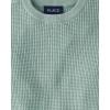 The Children’s Place Boys Long Sleeve Thermal Pullover Sweater(Mint Taffy)