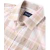 The Children’s Place Boys Short Sleeve Button Down Shirt(Lt Plum Plaid)