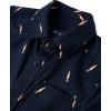 The Children’s Place Boys Short Sleeve Button Down Shirt(Navy Carrot)