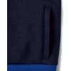 The Children’s Place Boys’ and Toddler Active Long Sleeve Scuba Zip Front Jacket(Huron Blue)