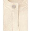 The Children’s Place Girls Long Sleeve Knit Button Front Cardigan(White Daisy Jewel)
