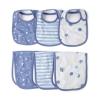The Children’s Place,Unisex Baby,and Newborn Bib and Burp Cloth Sets,Bunnys Tail 6-Pack,One Size(Icicle 6-pack)