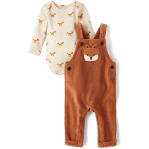 The Children’s Place Baby Boys’ Overall Set(Tan Fox)