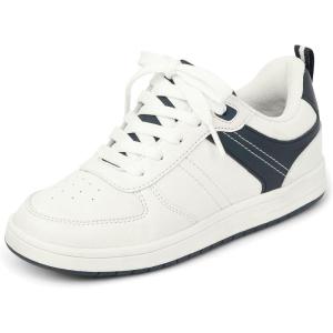 The Children’s Place Boys Boys Everyday Casual Lace Up Sneakers(White Low Top)