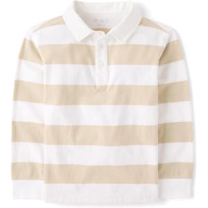 The Children’s Place Boys Long Sleeve Rugby Polo(Canoe)