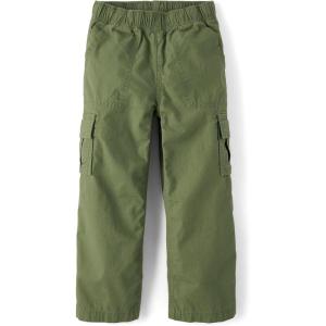The Children’s Place Boys’ Pull on Cargo Pants(Truly Olive Wide)