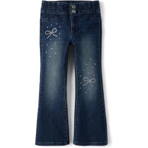 The Children’s Place Girls Flare Jeans(Hill Wash)