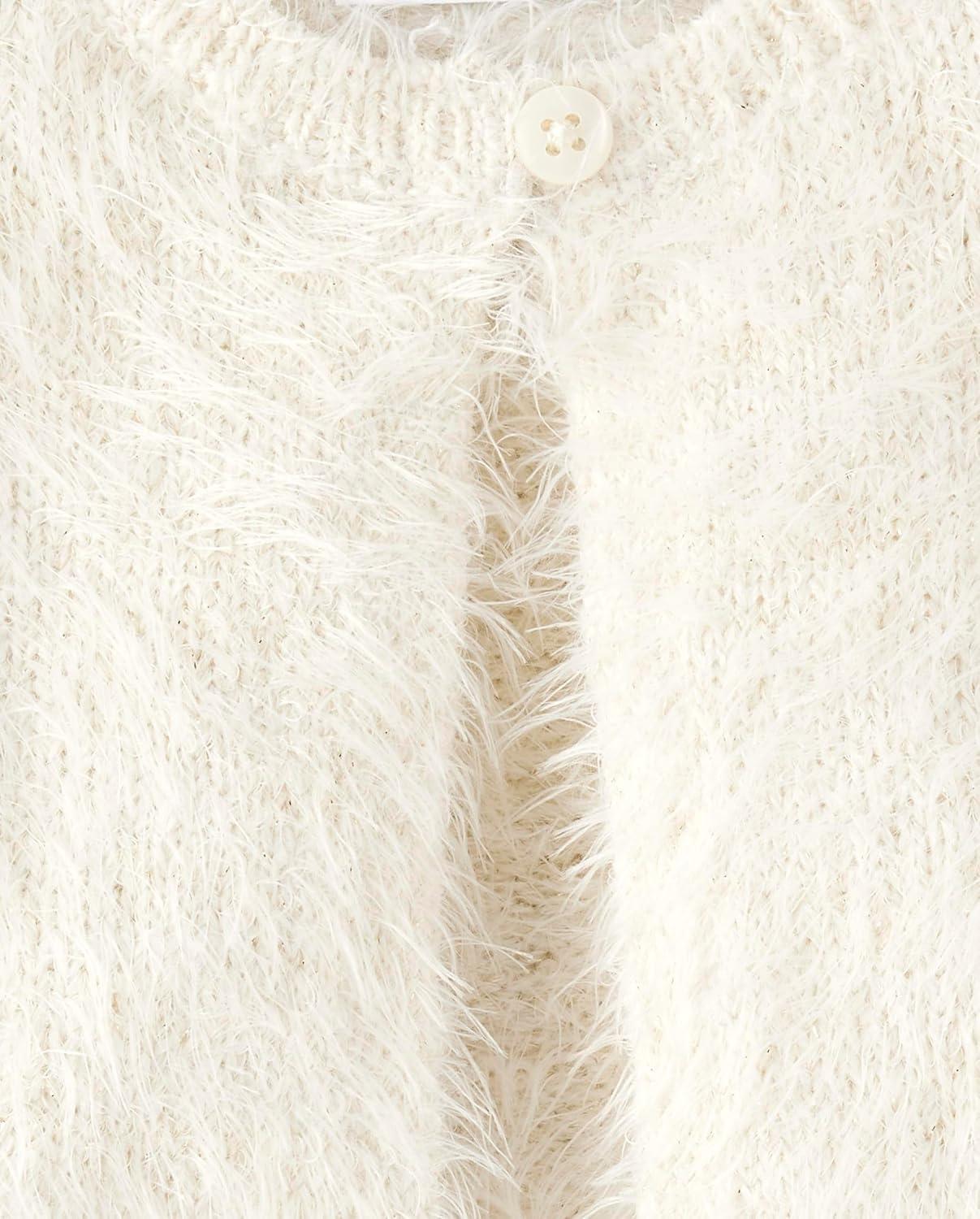 imageThe Childrens Place BabyGirls and Toddler Long Sleeve Shrug CardiganCream