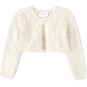 The Children’s Place Baby-Girls and Toddler Long Sleeve Shrug Cardigan(Cream)