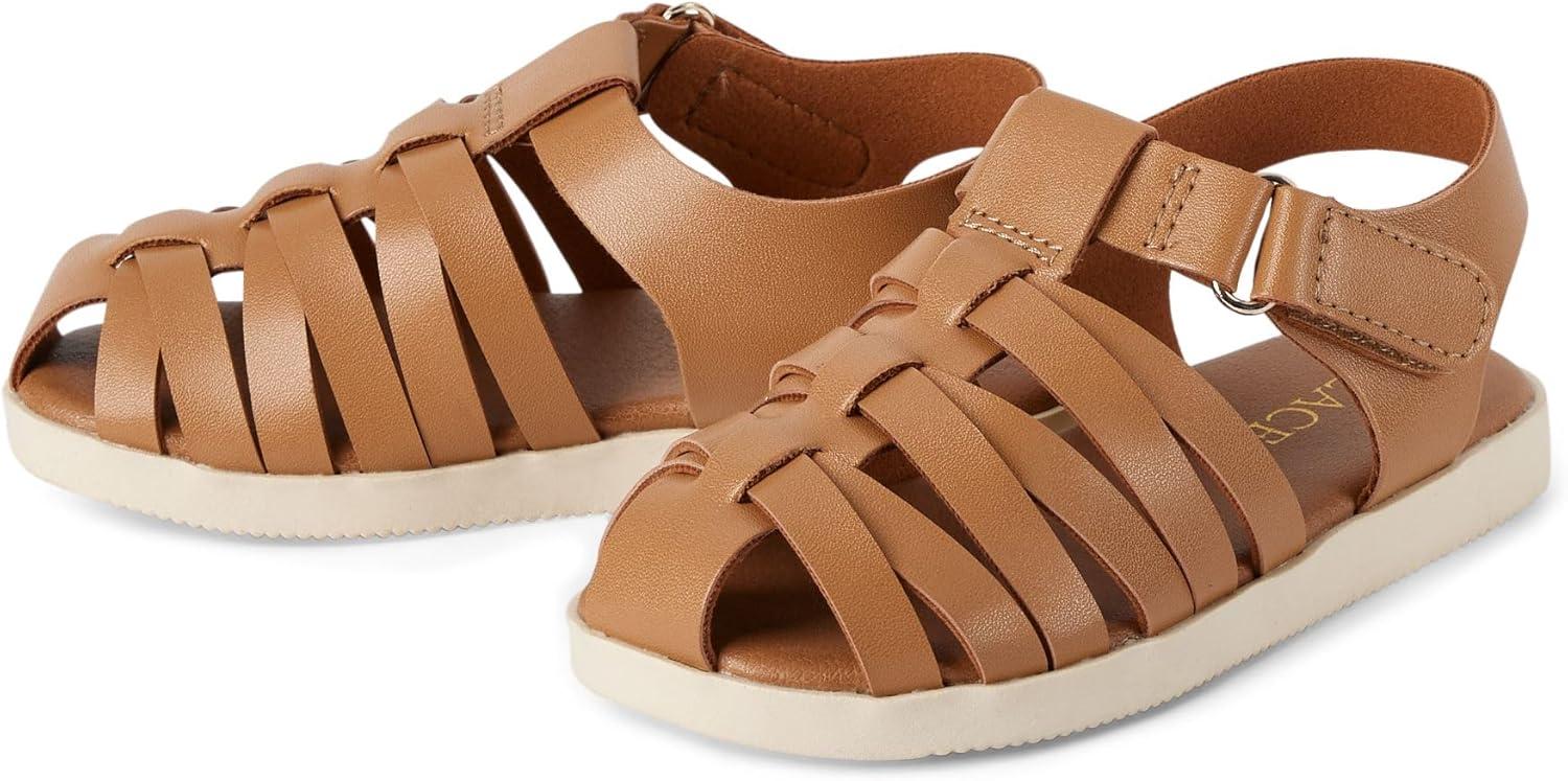 imageThe Childrens Place girls Baby Girls and Toddler Fisherman SandalsTan