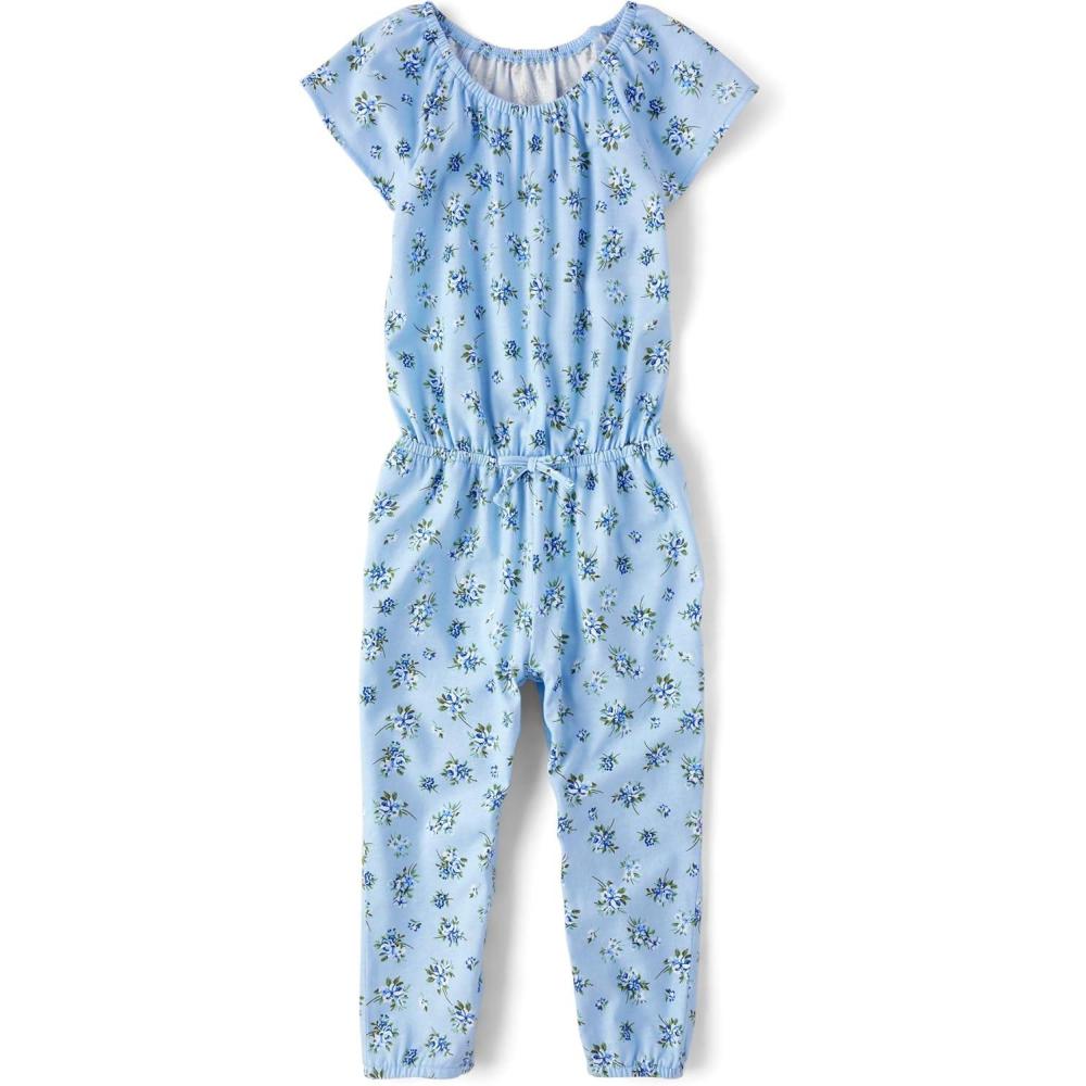 imageThe Childrens Place babygirls And Toddler Girls Short Sleeve Fashion JumpsuitBreeze