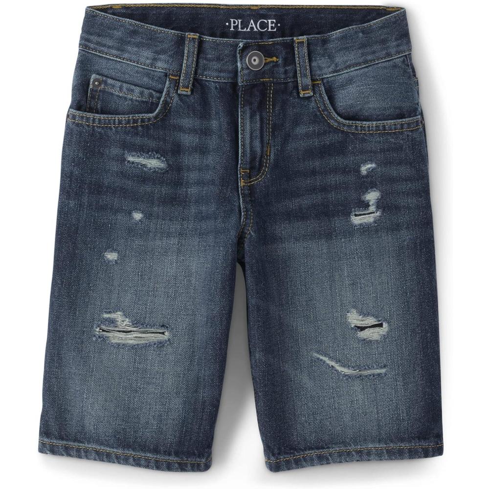 imageThe Childrens Place boys Denim ShortsCarleton Wash Single