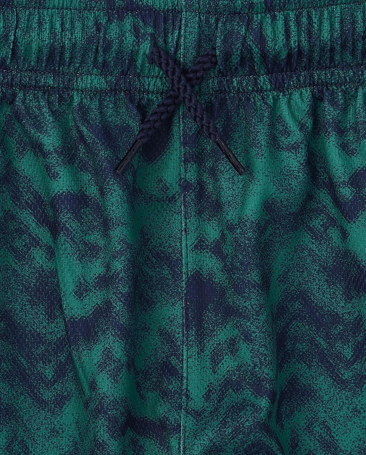 imageThe Childrens Place Boys Performance Basketball ShortsTidal Wave Print Single