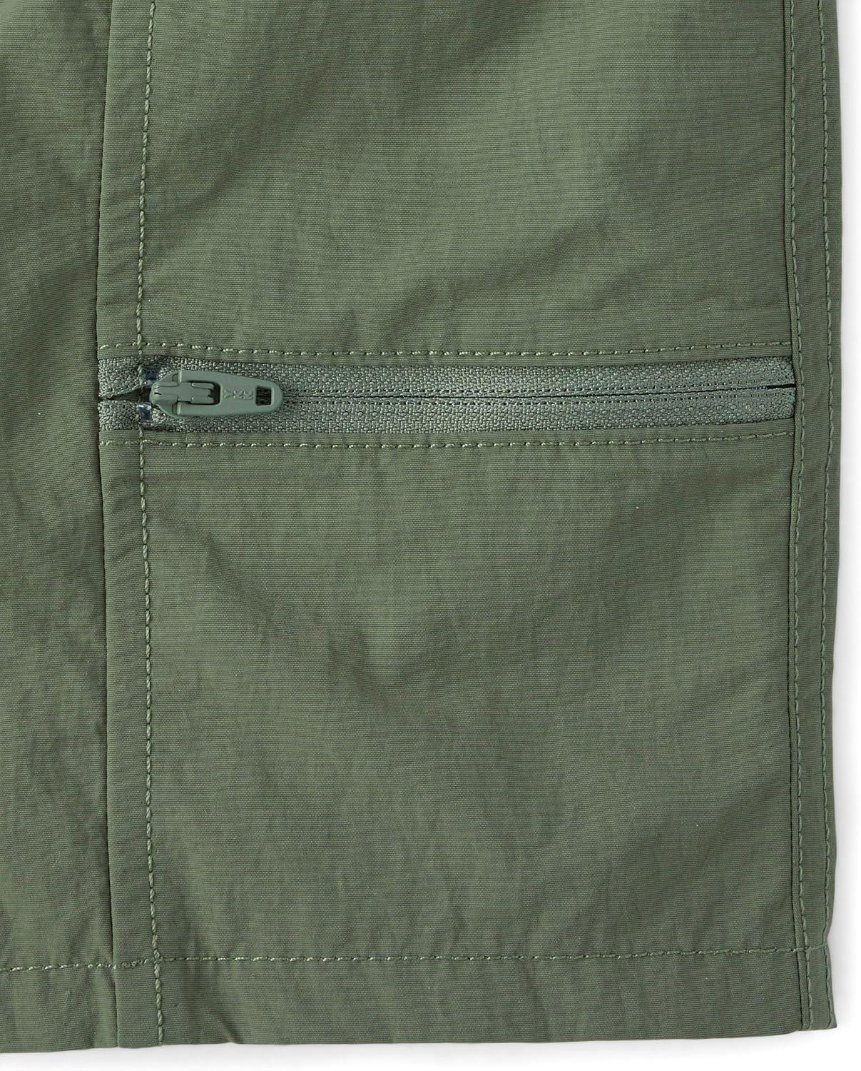 imageThe Childrens Place Boys Quick Dry Pull on Cargo Shorts 55Greenwich