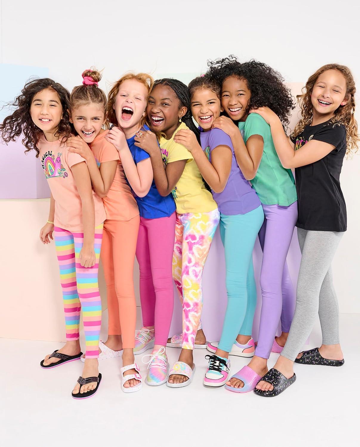 imageThe Childrens Place Girls Printed Leggings 2PackMulticolor 8 Pack