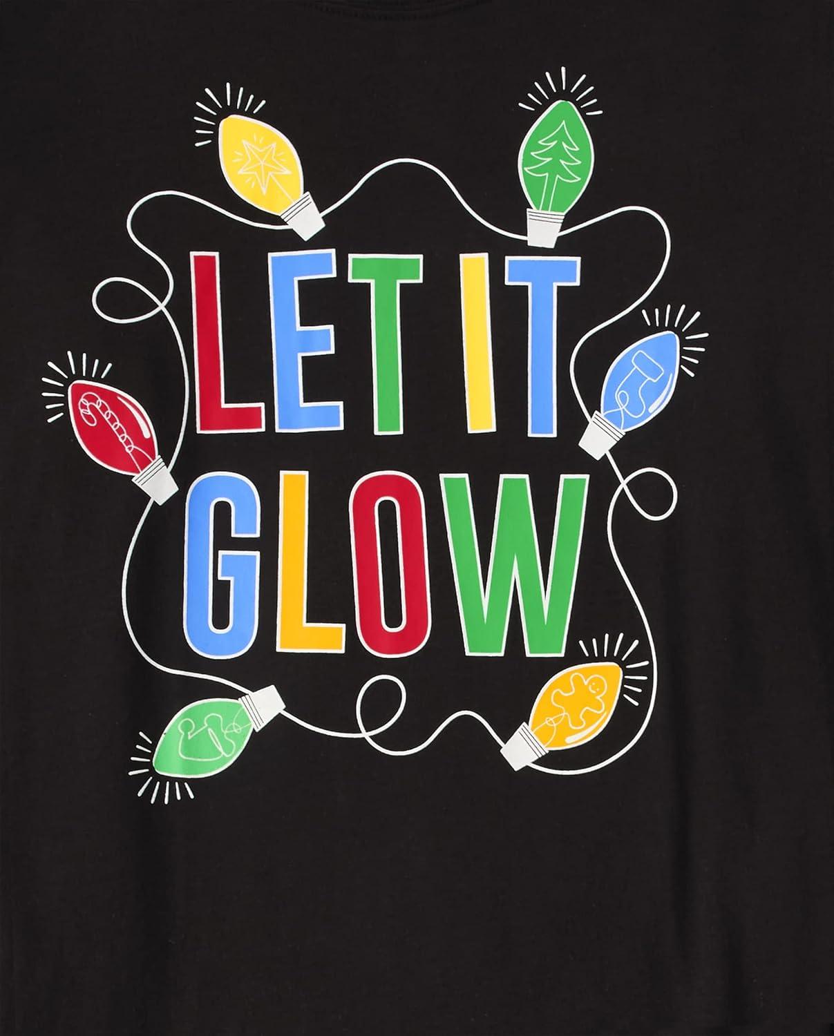 imageThe Childrens Place unisexbaby Family Matching Christmas and Holiday Pajama Sets CottonLet It Glow