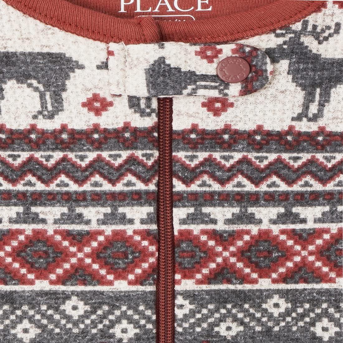 imageThe Childrens Place unisexbaby Family Matching Christmas and Holiday Pajama Sets CottonMoose Fairisle