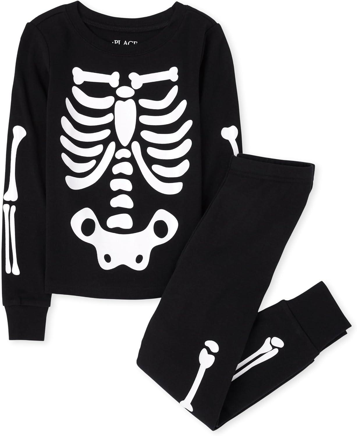 imageThe Childrens Place unisexbaby Family Matching Christmas and Holiday Pajama Sets CottonSkeleton