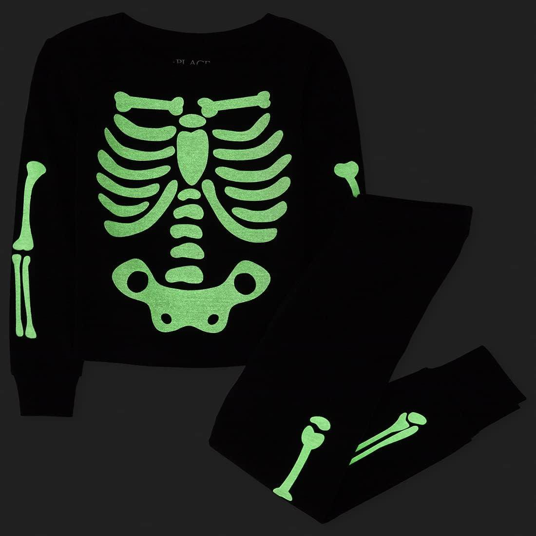 imageThe Childrens Place unisexbaby Family Matching Christmas and Holiday Pajama Sets CottonSkeleton