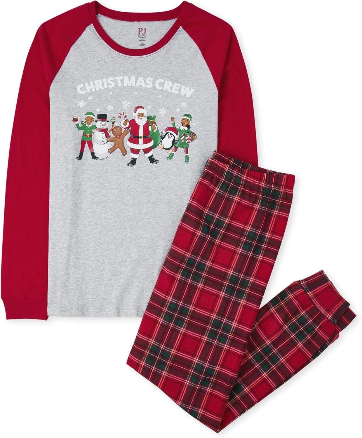 imageThe Childrens Place unisexbaby Family Matching Christmas and Holiday Pajama Sets CottonXmas Crew