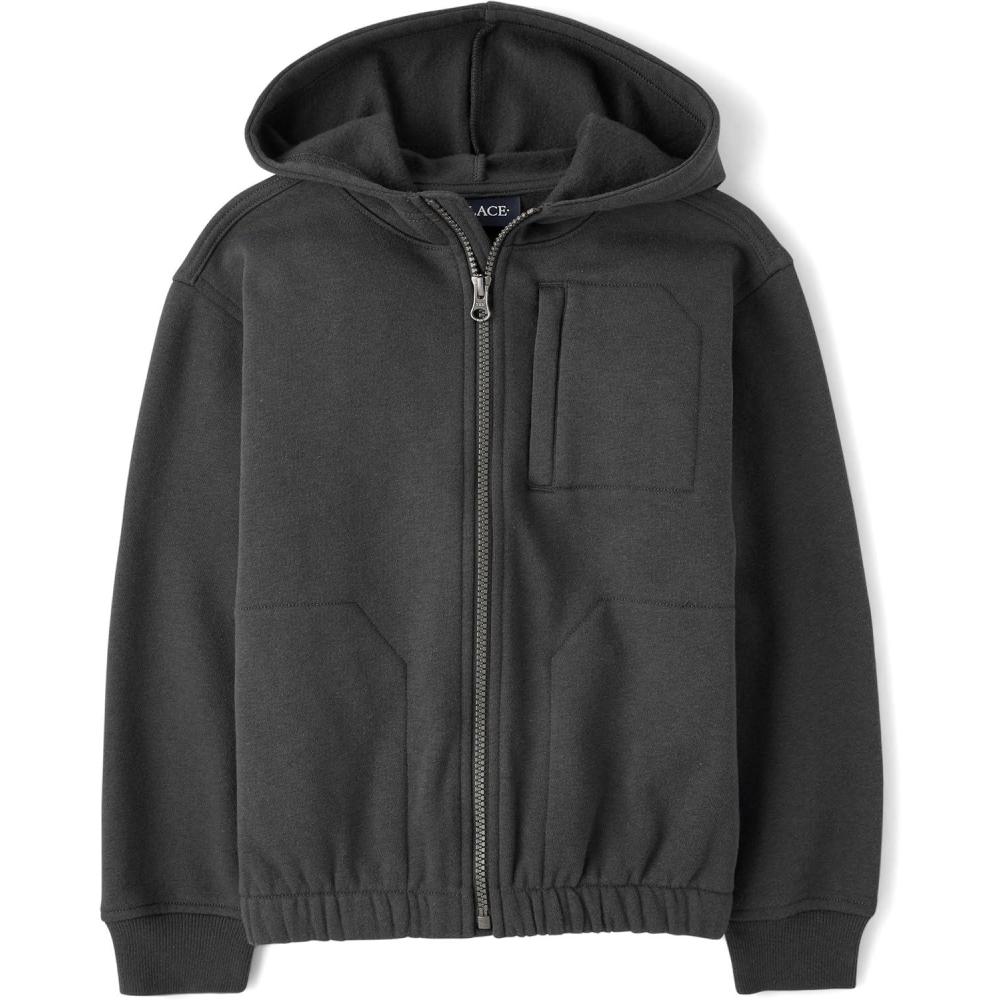 imageActive Long Sleeve Hooded Full Zip Front SweatshirtMotoroil