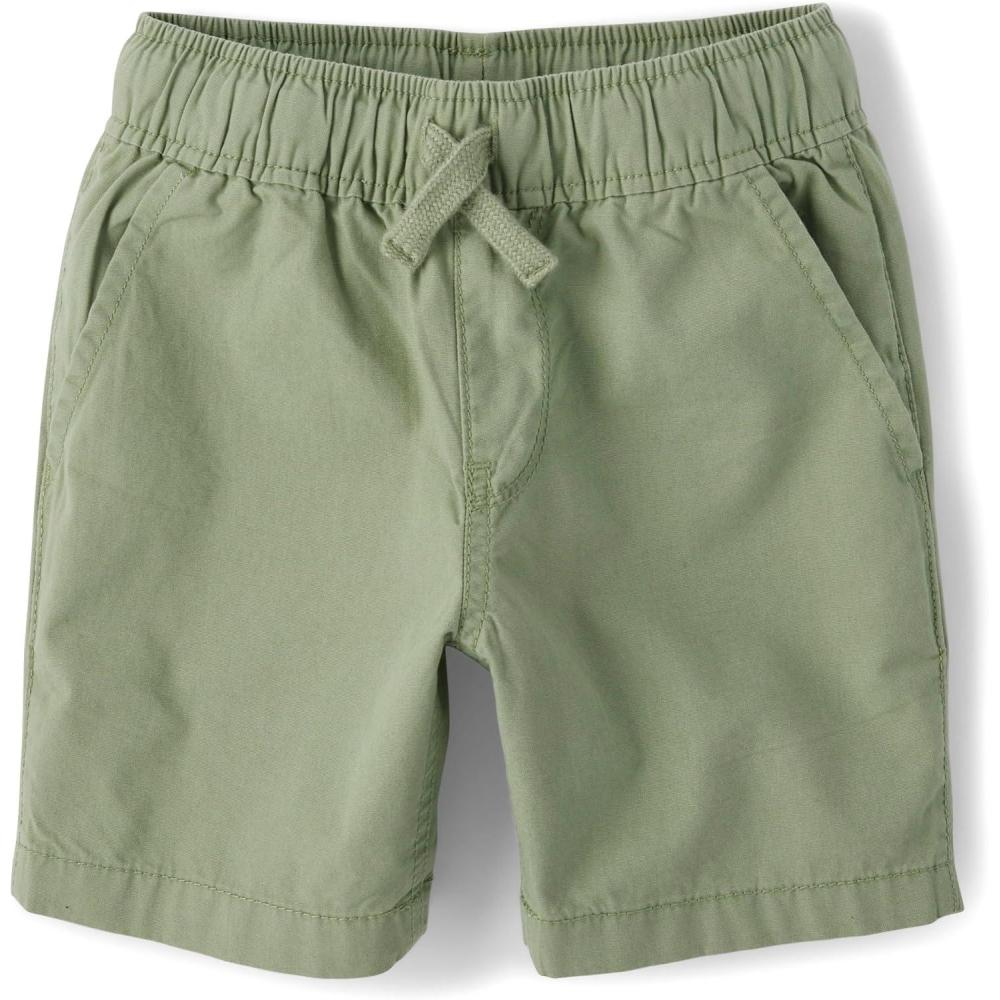imageThe Childrens Place Boys Pull on Jogger ShortsMisty Glen