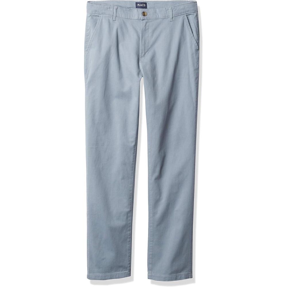 imageThe Childrens Place Boys Stretch Skinny Chino PantsGray