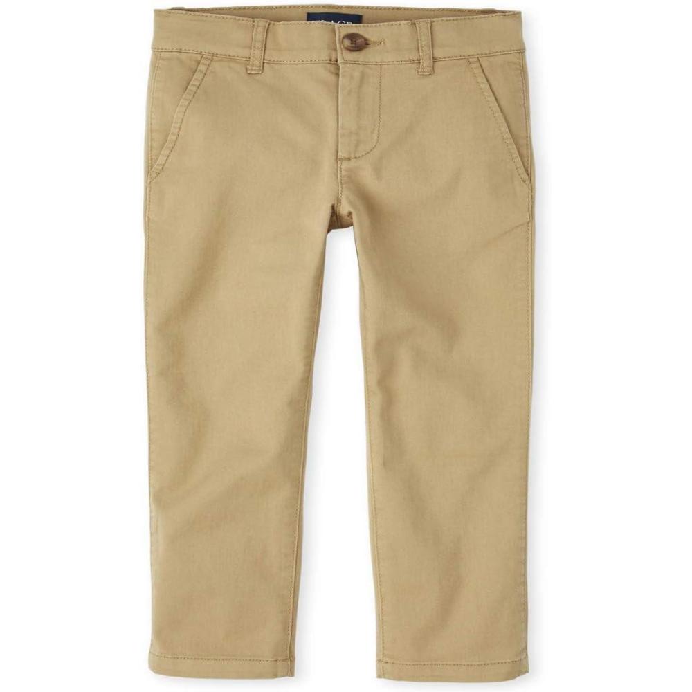 imageThe Childrens Place Boys Stretch Skinny Chino PantsKhaki