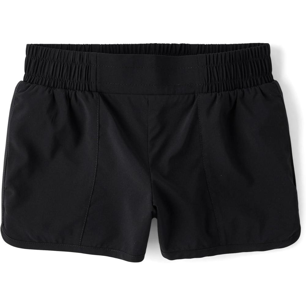 imageThe Childrens Place Girls Active Quick Dry Lined ShortsBlack