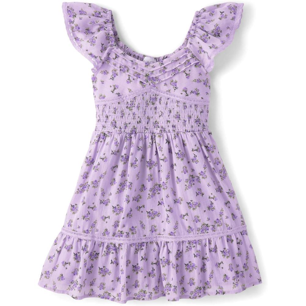 imageThe Childrens PlaceShort Sleeve Fashion DressLavender Tea