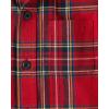 The Children’s Place Big Boys’ Long Sleeve Poplin Button Down Shirt(Classic Red Tartan)