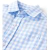 The Children’s Place Boys Short Sleeve Poplin Button Down Shirt(Breeze Gingham)