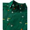 The Children’s Place Boys Short Sleeve Poplin Button Down Shirt(Spruceshad Doodle)