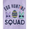 The Children’s Place Easter Family Matching Snug Fit Cotton Pajamas(Lavendar Egg Hunting Squad)