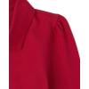 The Children’s Place Girls’ Long Sleeve Pique Polo 2 Pack(Ruby 2-pack)