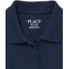 The Children’s Place Girls’ Long Sleeve Pique Polo 2 Pack(Tidal 2-pack)