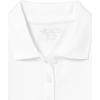The Children’s Place Girls’ Long Sleeve Pique Polo 2 Pack(White 2-pack)