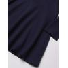 The Children’s Place Girls’ Long Sleeve Polo Dress(Dark Blue)