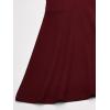 The Children’s Place Girls Pique Polo Dress(Dark Red)
