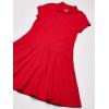 The Children’s Place Girls Pique Polo Dress(Red)