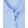 The Children’s Place Girls’ Short Sleeve Ruffle Pique Polo, 5 Pack(Daybreak)