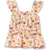 The Children’s Place Girls Sleeveless Knit Tops(Peach Pink Floral)
