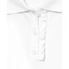 The Children’s Place Girls’ Uniform Long Sleeve Ruffle Pique Polo(White)
