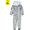 The Children’s Place boys Long Sleeve Fleece Hooded Zip Front One Piece Pajamas(Gamer Controller Sherpa)