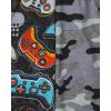 The Children’s Place boys Short Sleeve Top and Shorts Snug Fit 100% Cotton 4 Piece Pajama Set(Play More Gamer 2-pack)