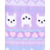 The Children’s Place girls Long Sleeve Top and Bottoms Cozy Fleece 2 Piece Pajama Set(Purple Llama)
