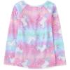 The Children’s Place girls Long Sleeve Top and Pants,2 Piece Pajama Set(Pink Unicorn Swirl)