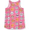 The Children’s Place girls Sleeveless Tank Top and Short 2 Piece Pajama Set(Rainbow Animals)